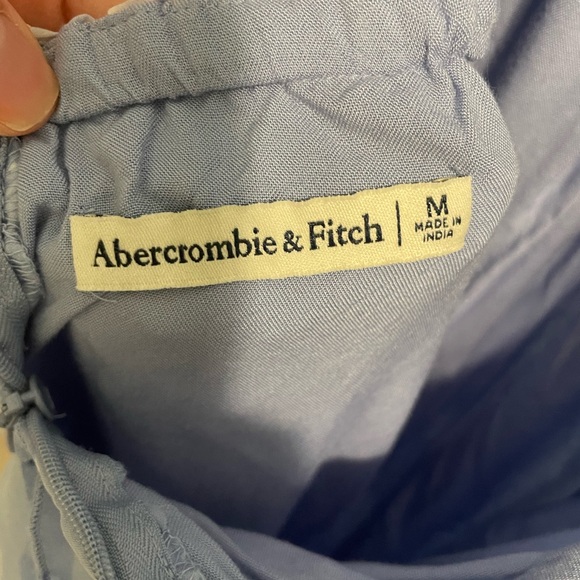 Abercrombie & Fitch Blue and White Maxi Dress - Picture 5 of 6